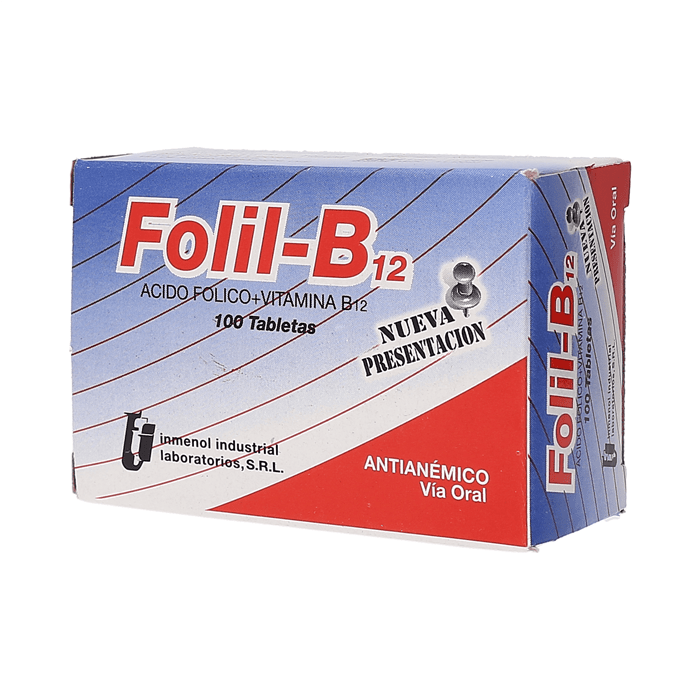 Folil-B12 - 100 Tabetas