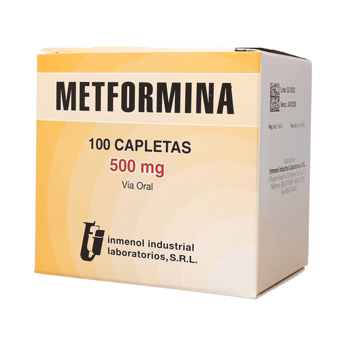 Metformina 50mg - 100 Tabletas