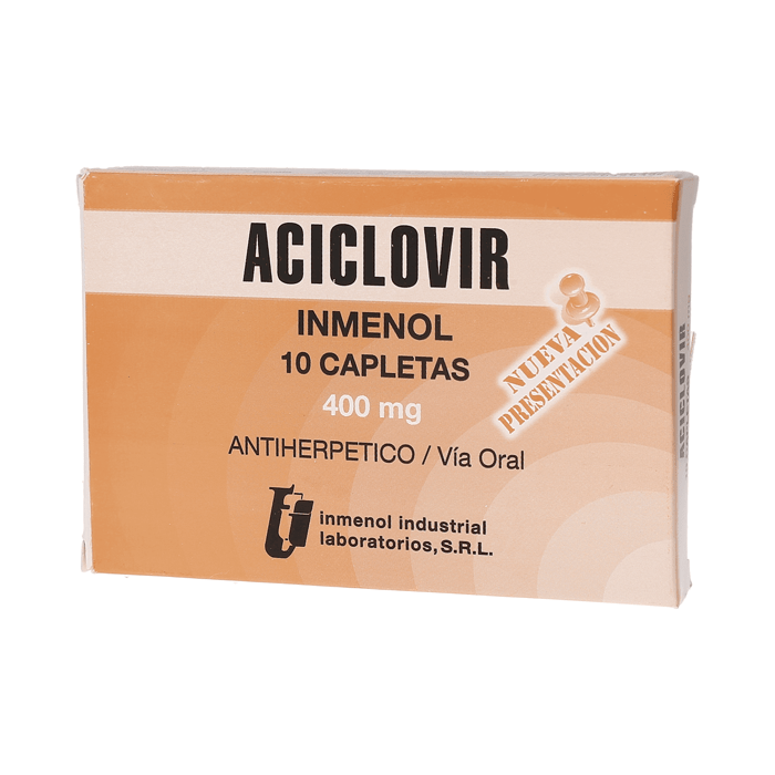 Aciclovir 400mg - 10 Capletas